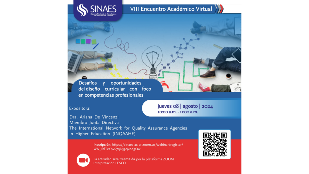 INQAAHE participates in SINAES August 2024 Virtual Academic Meeting